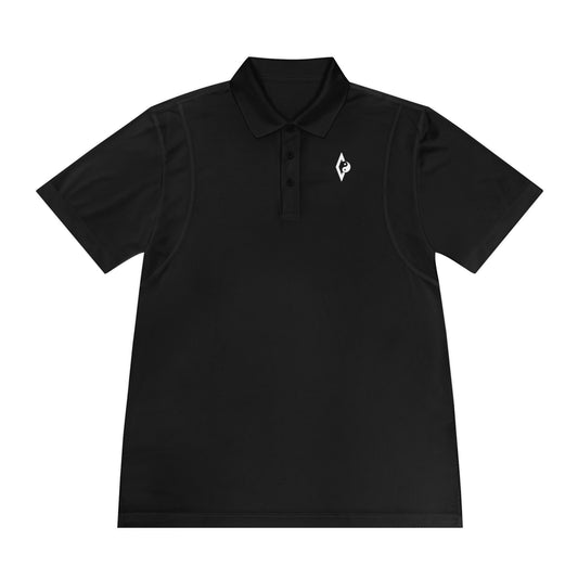Men's Sport Polo Shirt - Support Boy's Volleyball with our unique and subtle logo