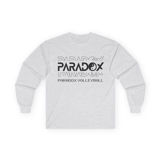 Paradox Volleyball Long Sleeve Tee, Sporty Unisex Tee, Volleyball Fan Apparel, Activewear Gift, Casual Cotton Shirt