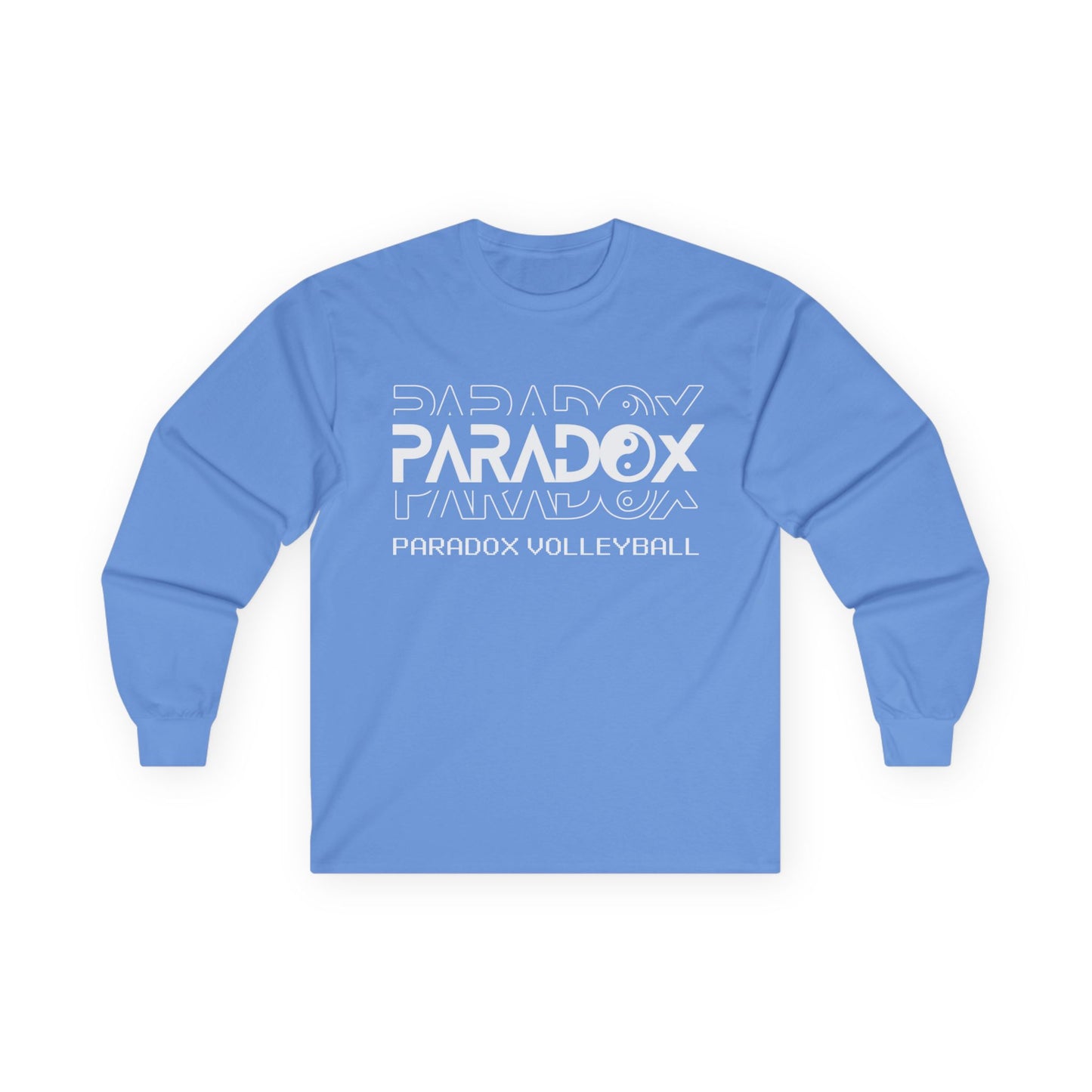 Paradox Volleyball Long Sleeve Tee, Sporty Unisex Tee, Volleyball Fan Apparel, Activewear Gift, Casual Cotton Shirt