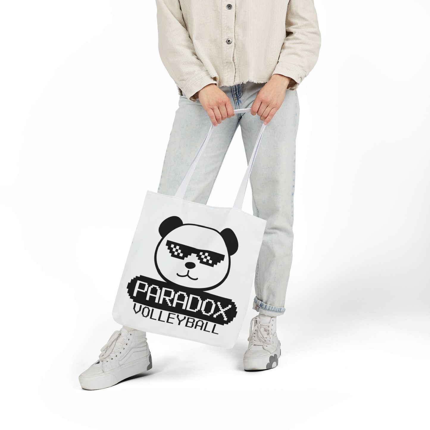 Stylish Paradox Volleyball Tote Bag, Perfect for Sports Events, Beach Days, Gym, Gift for Athletes, Casual Carryall