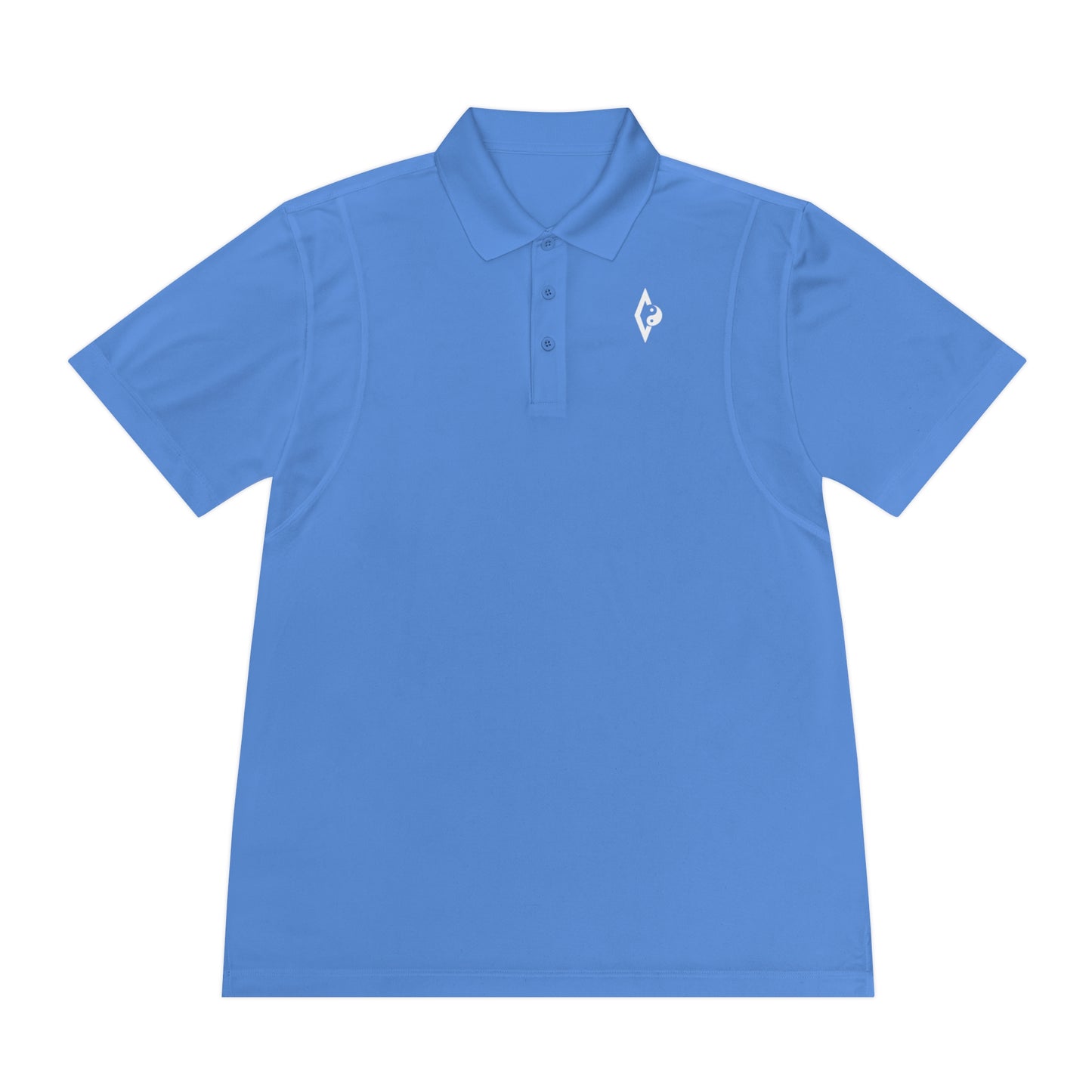Men's Sport Polo Shirt - Support Boy's Volleyball with our unique and subtle logo