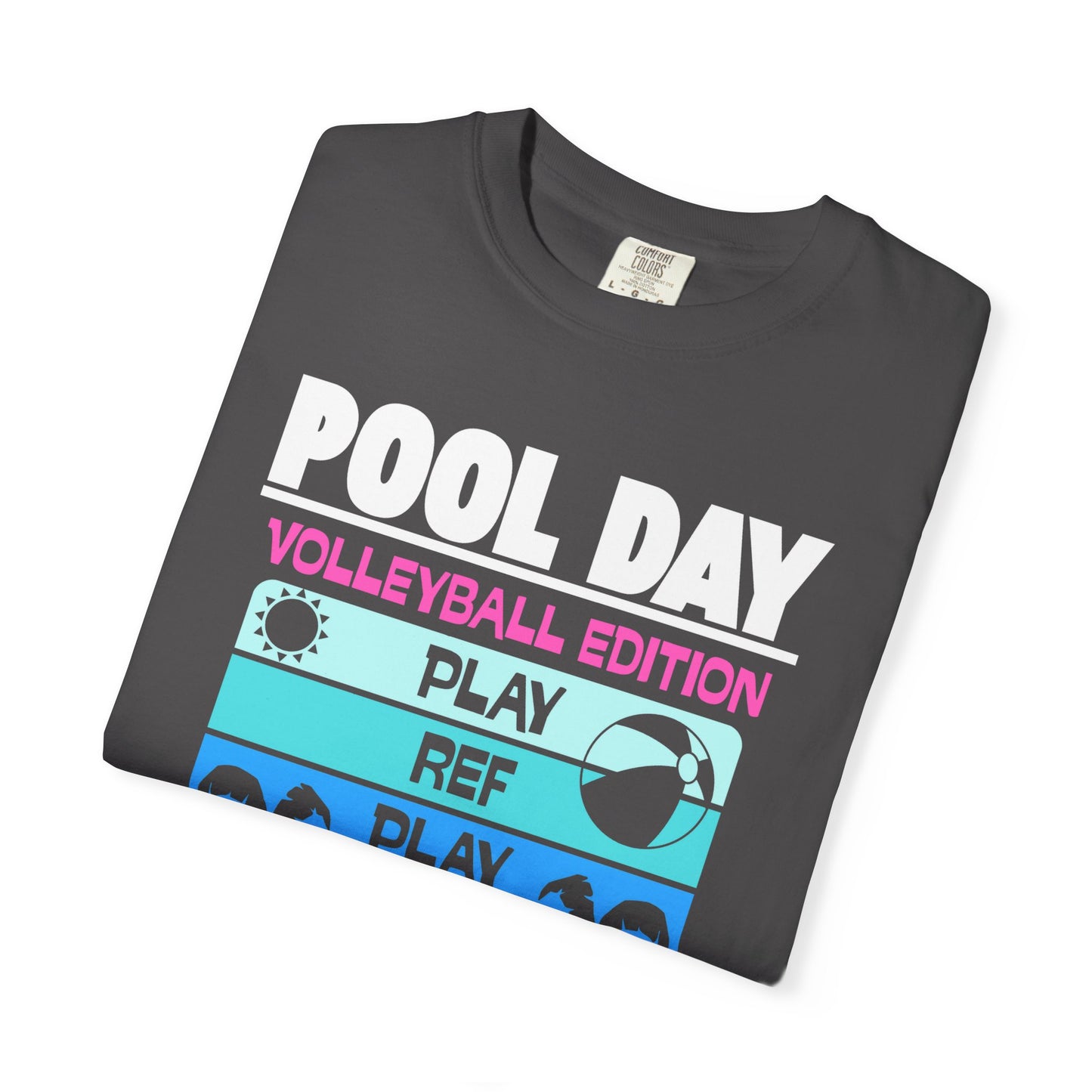 Pool Day: Volleyball Edition Unisex T-Shirt | Summer Vibes, Beachwear, Casual Everyday, Gift for Pool Lovers, Vacation Tee