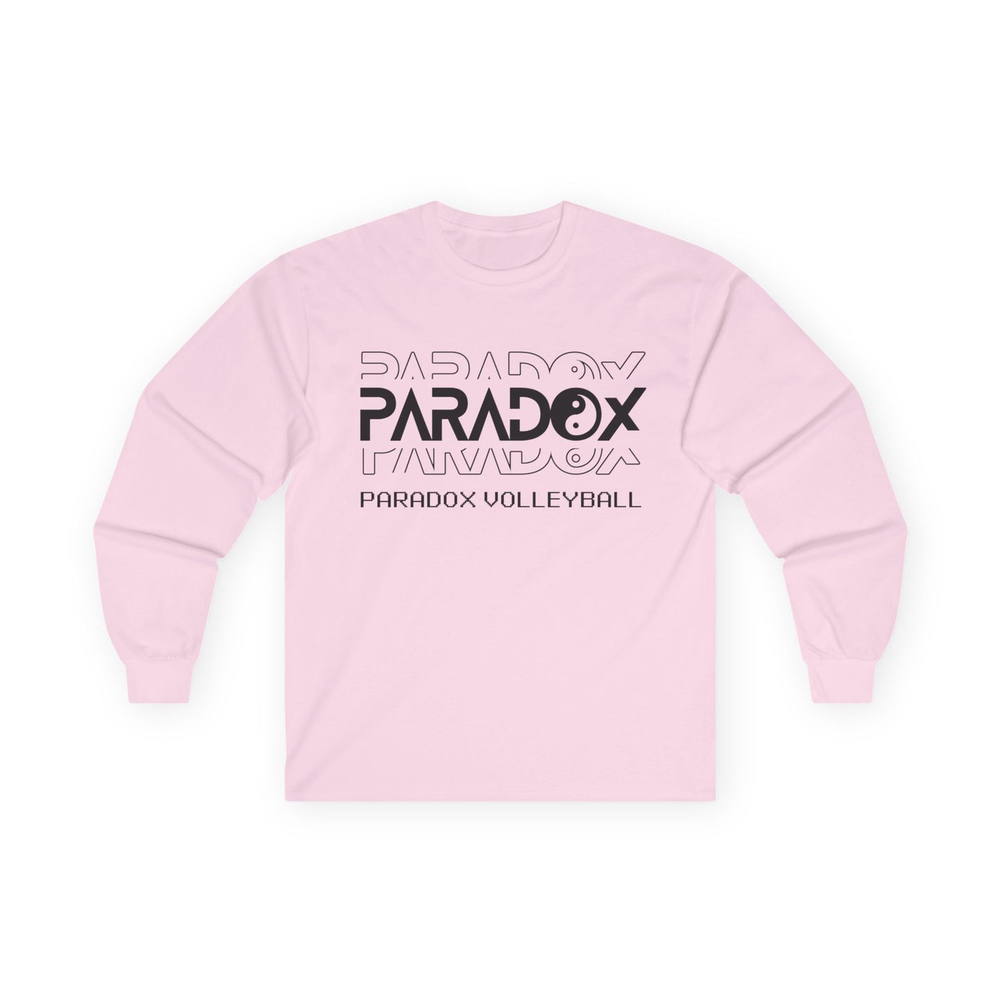 Paradox Volleyball Long Sleeve Tee, Sporty Unisex Tee, Volleyball Fan Apparel, Activewear Gift, Casual Cotton Shirt