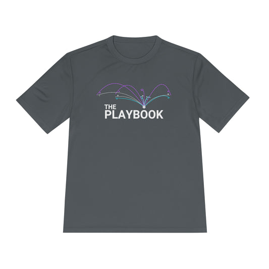 Volleyball Playbook Performance T-Shirt | Sportswear, Workout Gear, Sporty Tee, Gift for Athletes, Gym Wear