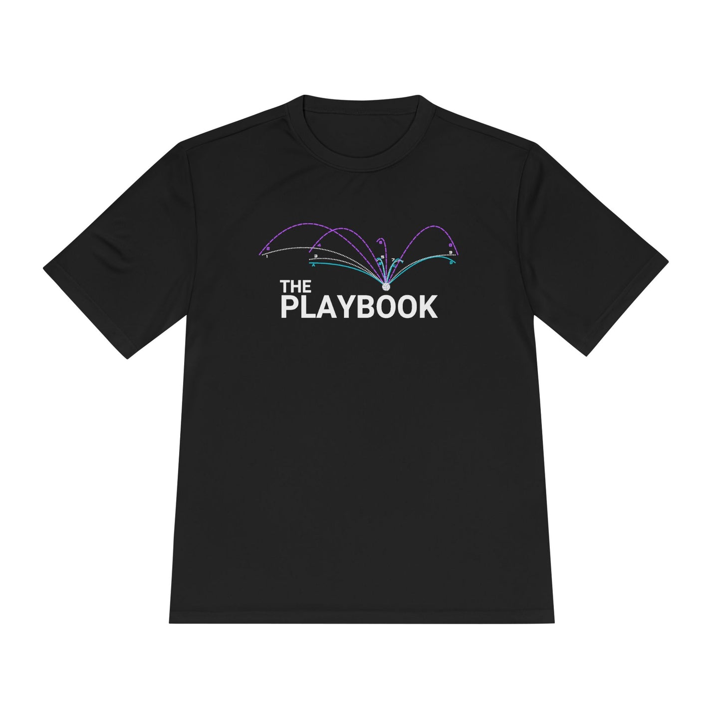Volleyball Playbook Performance T-Shirt | Sportswear, Workout Gear, Sporty Tee, Gift for Athletes, Gym Wear