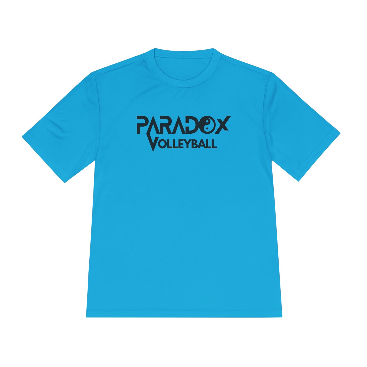 Paradox Logo Volleyball Wicking Tee, Sport Shirt, Workout Top, Gym Apparel, Fitness Wear, Team Gear, Gift for Athletes