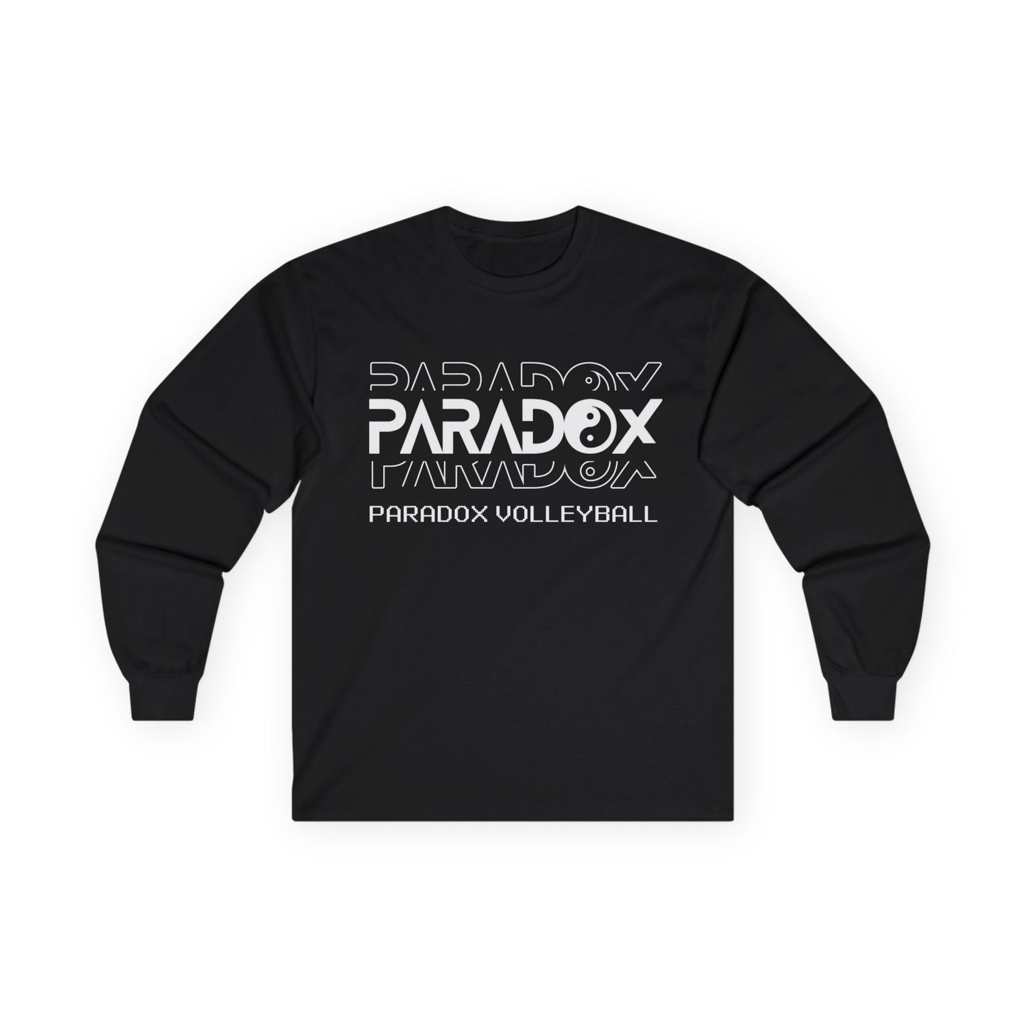 Paradox Volleyball Long Sleeve Tee, Sporty Unisex Tee, Volleyball Fan Apparel, Activewear Gift, Casual Cotton Shirt