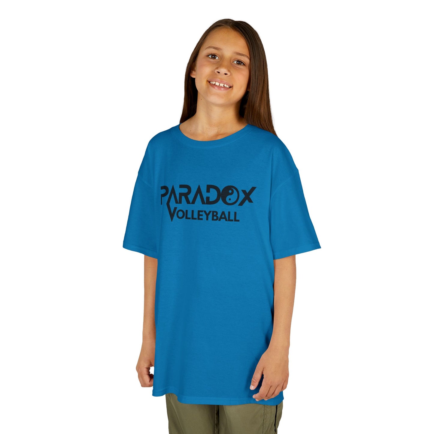 Kids Logo Volleyball Tee, Ideal for Young Athletes, Perfect for Sports Events, Back to School, Summer Camps, Birthday Gifts, Fun Activewear