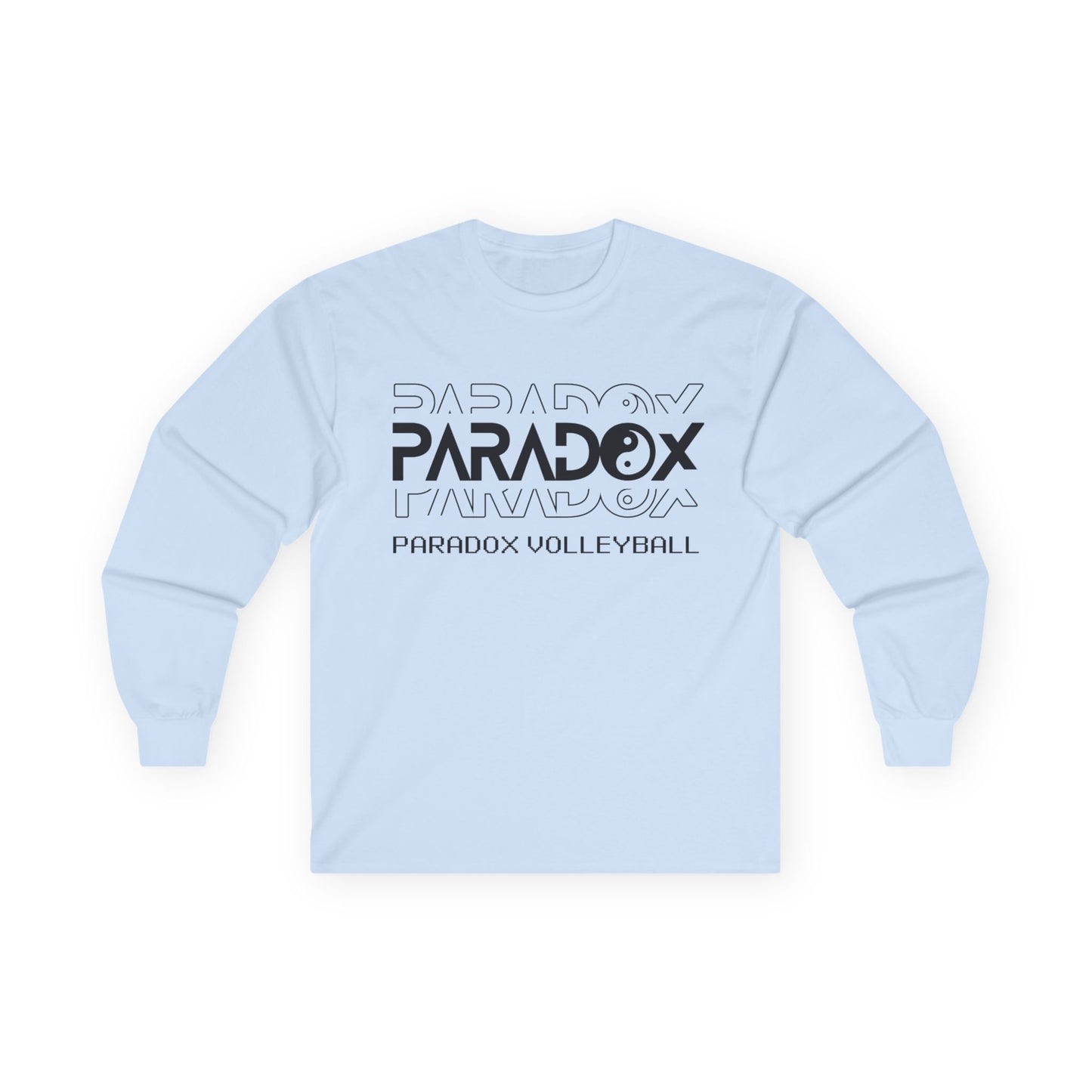 Paradox Volleyball Long Sleeve Tee, Sporty Unisex Tee, Volleyball Fan Apparel, Activewear Gift, Casual Cotton Shirt