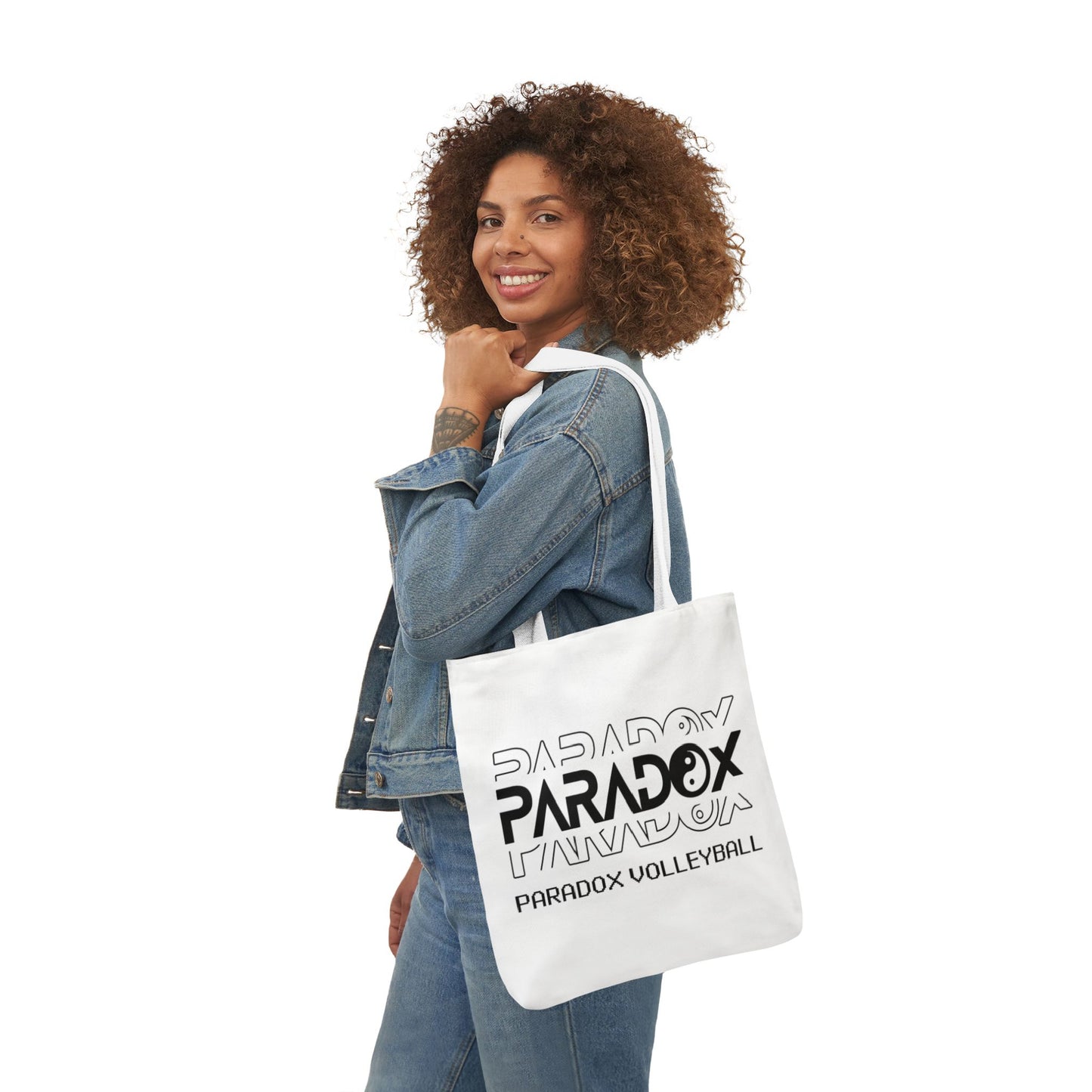 Stylish Paradox Volleyball Tote Bag, Perfect for Sports Events, Beach Days, Gym, Gift for Athletes, Casual Carryall