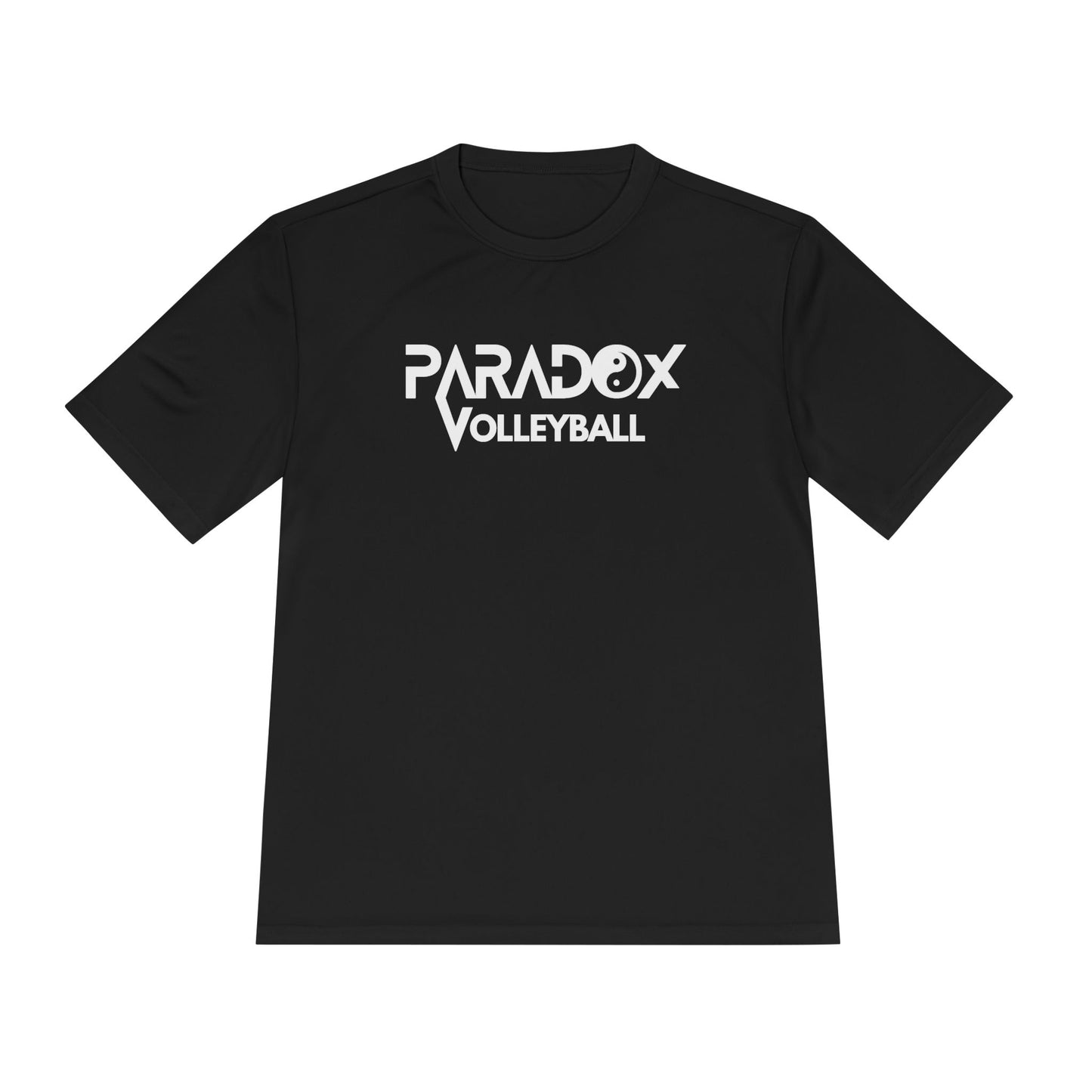 Paradox Logo Volleyball Wicking Tee, Sport Shirt, Workout Top, Gym Apparel, Fitness Wear, Team Gear, Gift for Athletes