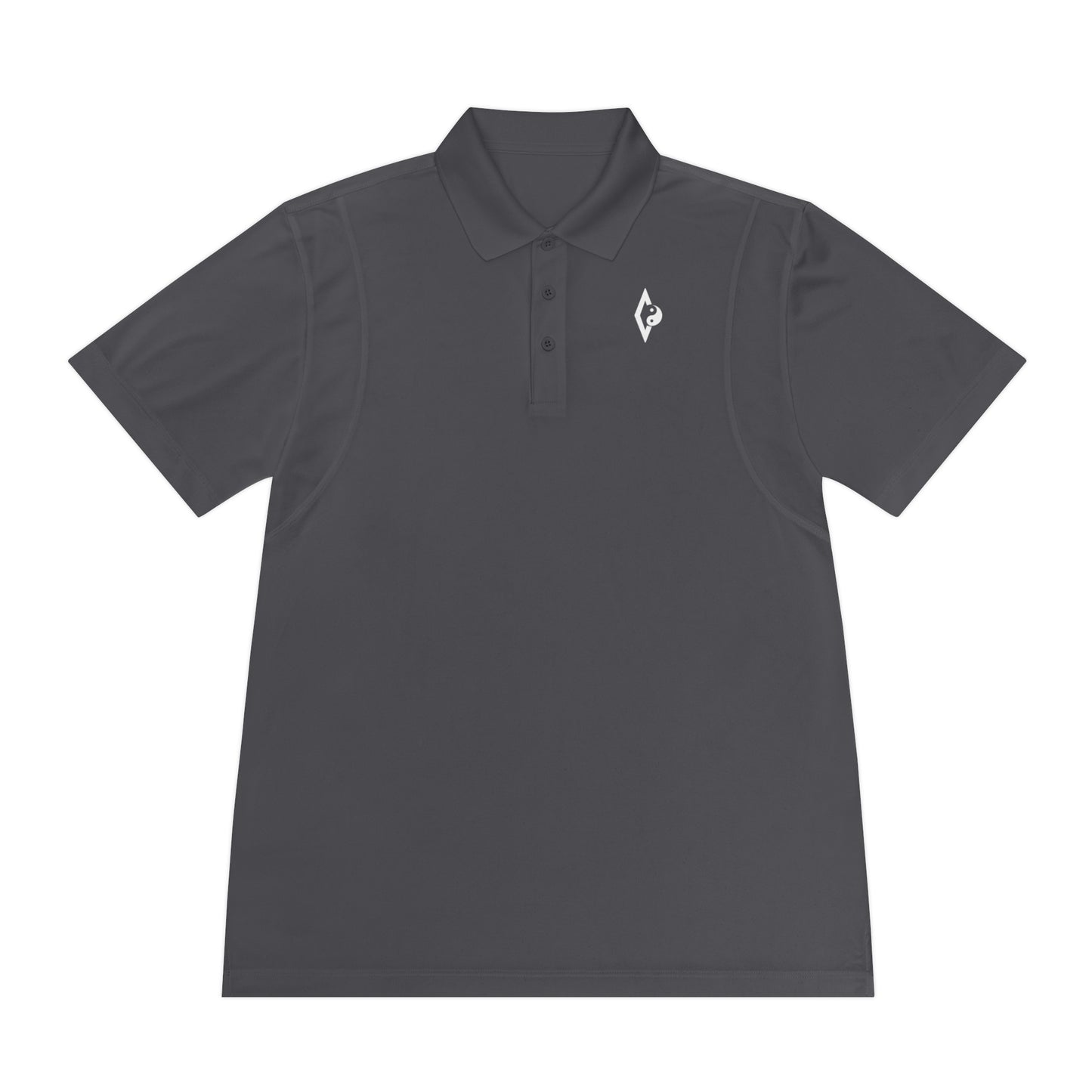 Men's Sport Polo Shirt - Support Boy's Volleyball with our unique and subtle logo