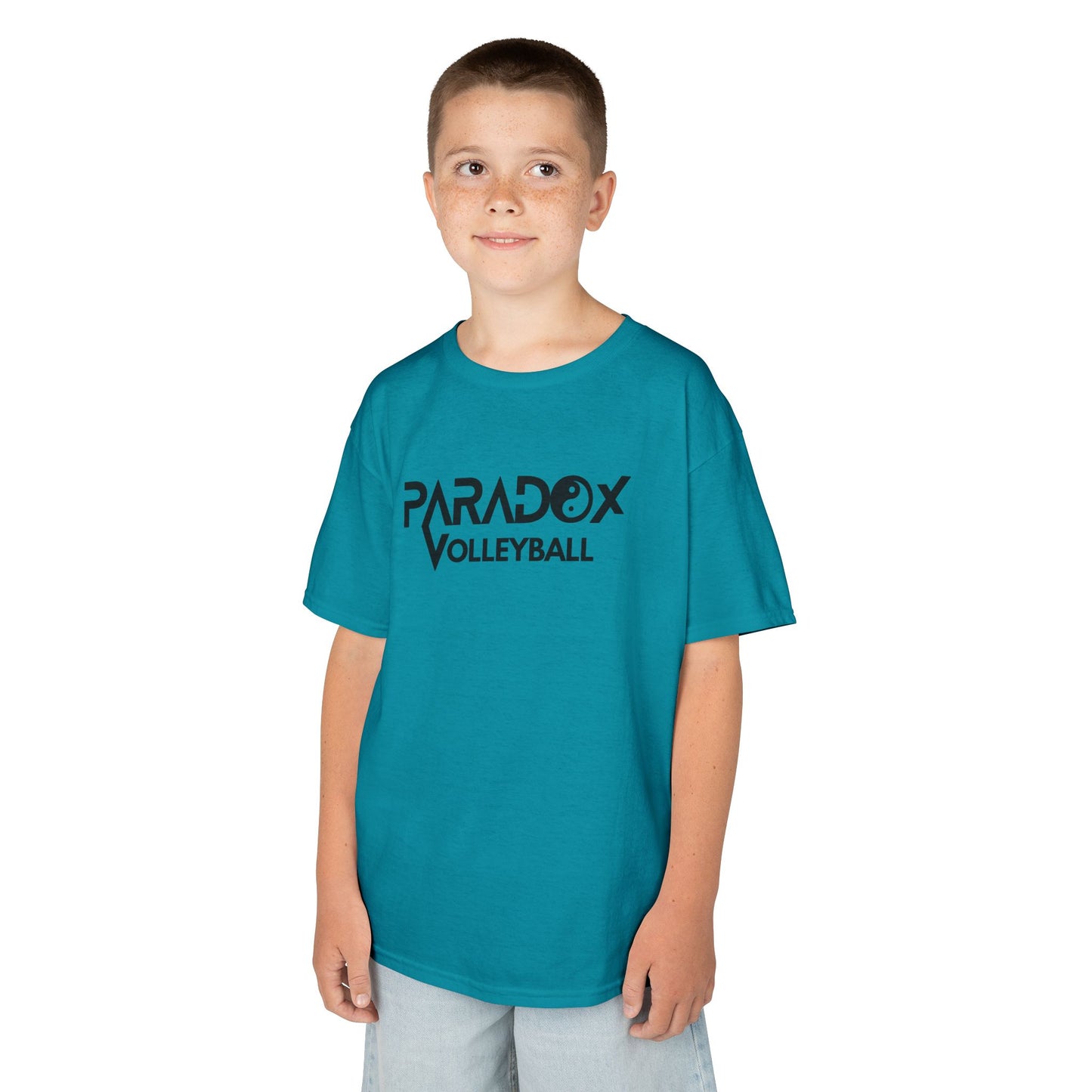 Kids Logo Volleyball Tee, Ideal for Young Athletes, Perfect for Sports Events, Back to School, Summer Camps, Birthday Gifts, Fun Activewear