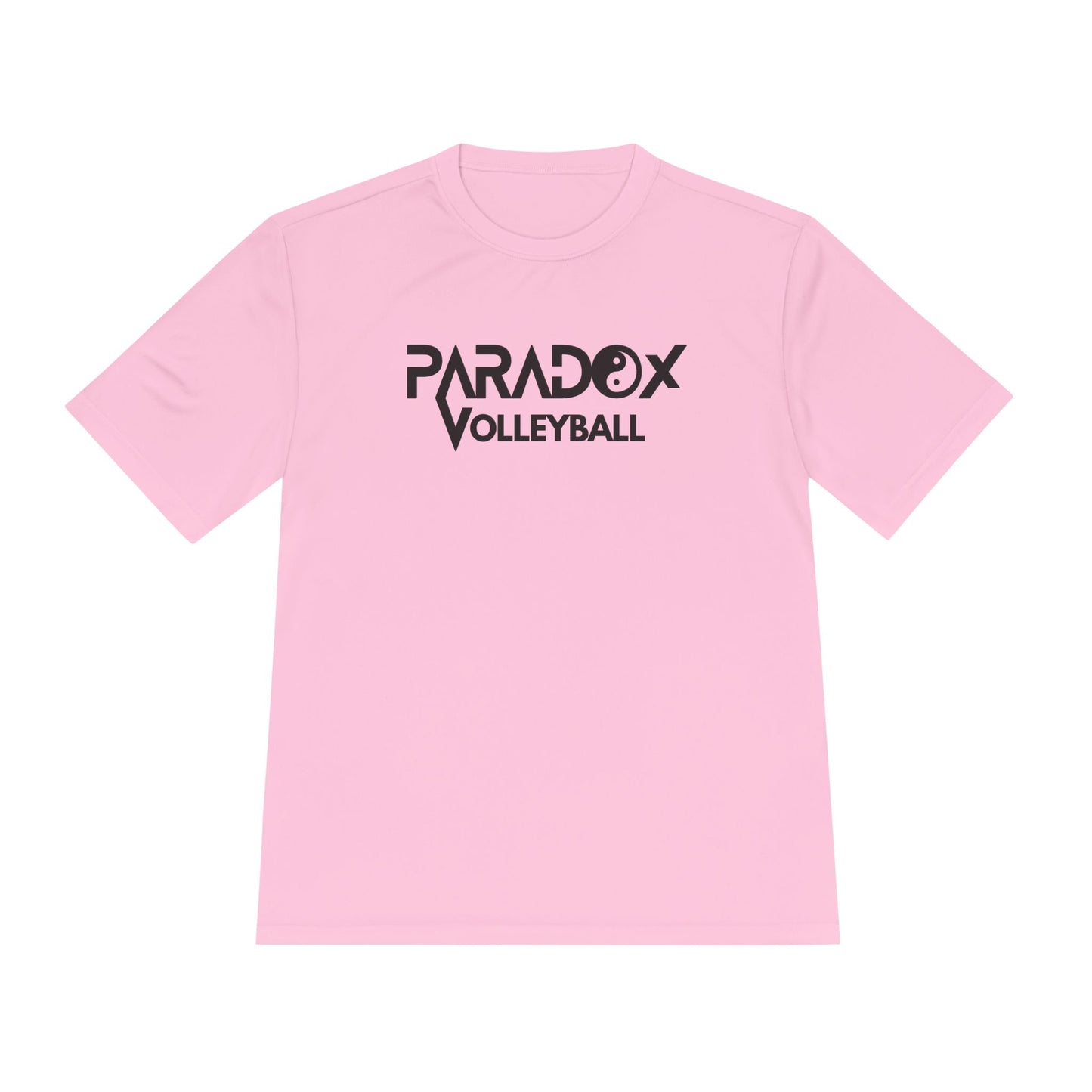 Paradox Logo Volleyball Wicking Tee, Sport Shirt, Workout Top, Gym Apparel, Fitness Wear, Team Gear, Gift for Athletes